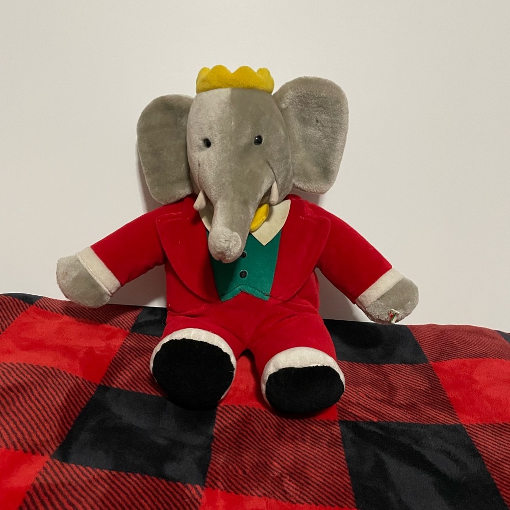 Vintage Babar The Elephant Plush 1988